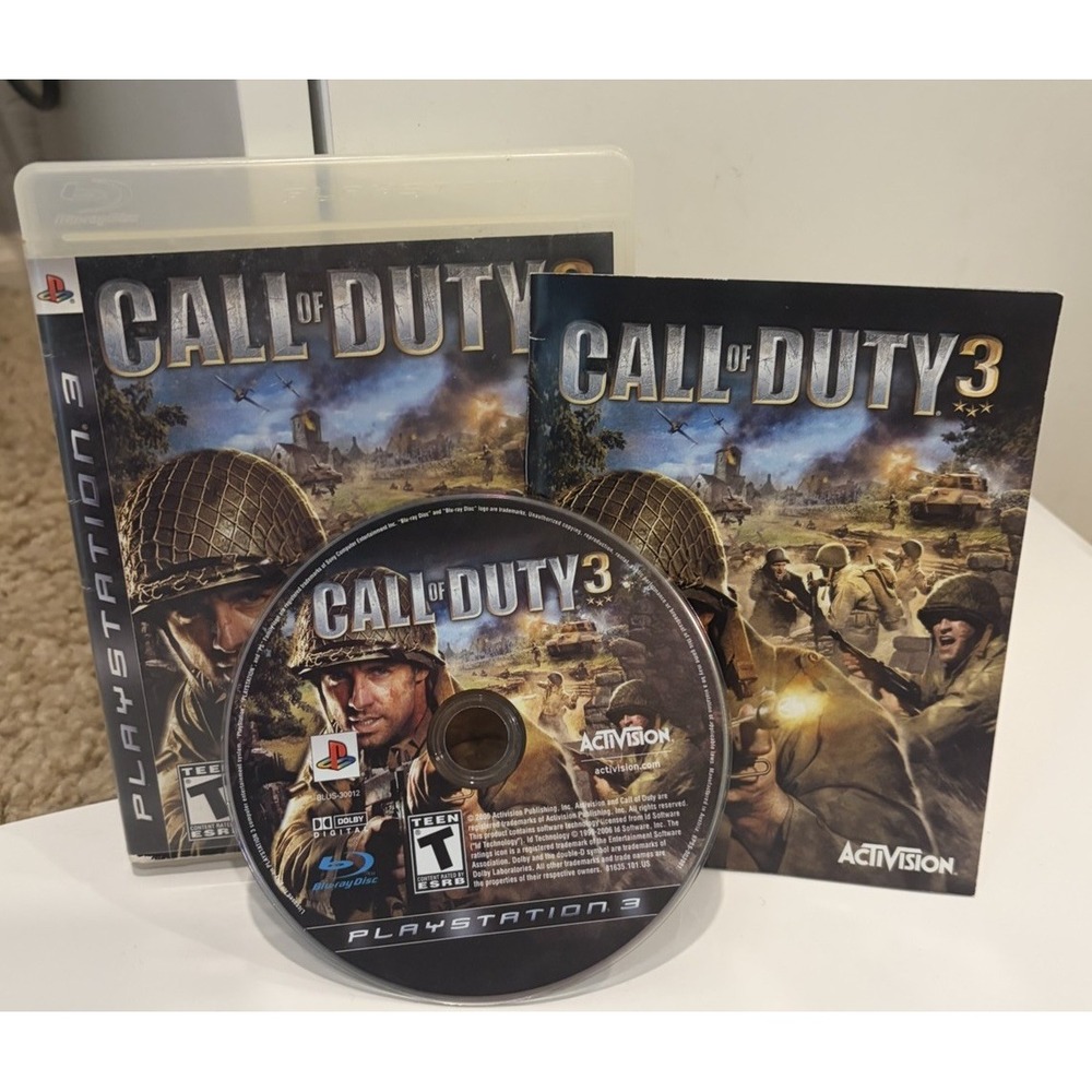 Call of Duty 3 (PS3 / PlayStation 3) Complete CIB Tested
